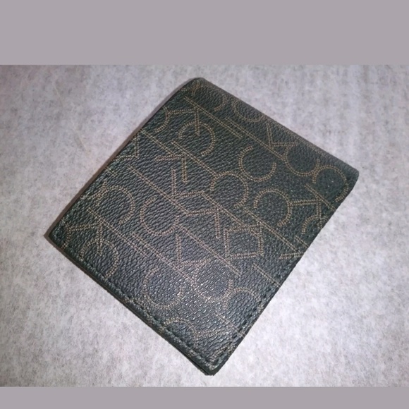 Calvin klein monogram logo men's wallet - Picture 2 of 7